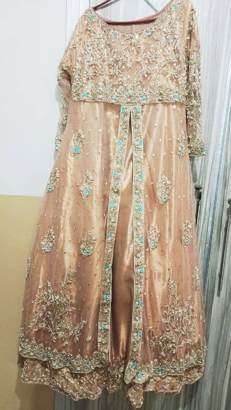 Designer Valima Maxi|Moti Dabka work|With Heels| 1