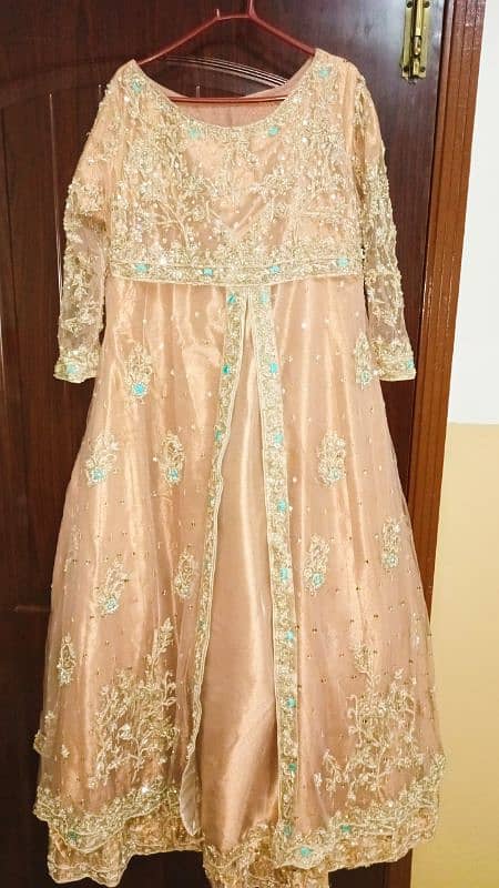 Designer Valima Maxi|Moti Dabka work|With Heels| 2