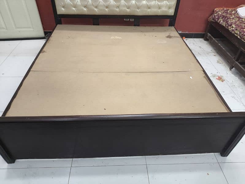 double bed for sale bedroom bed furniture lakri wooden bed 4