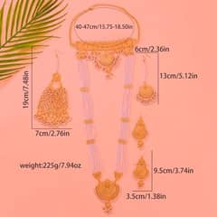 women 14k gold plated set