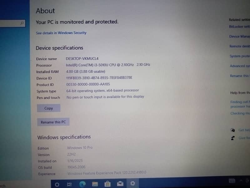 Intel Core i3 5 Generation Laptop | 4GB RAM | 300GB Storage | Double 5