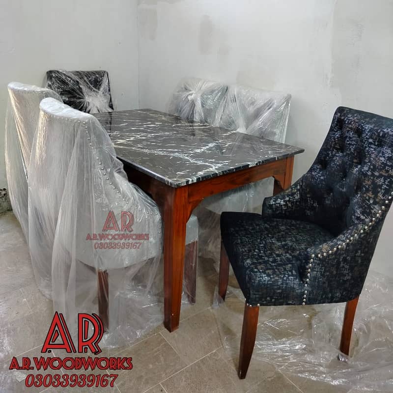 dining table | dining table with dining chairs |6 seater dining table 5