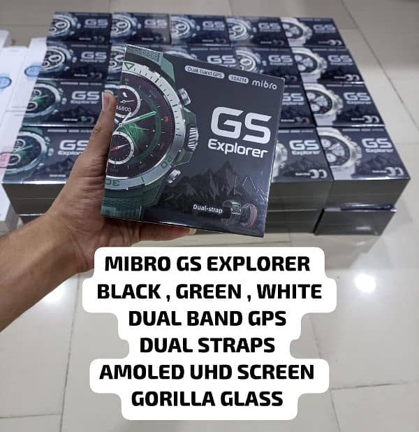 Mibro GS Explorer (BLACK,GREEN,WHITE) Color Available 0