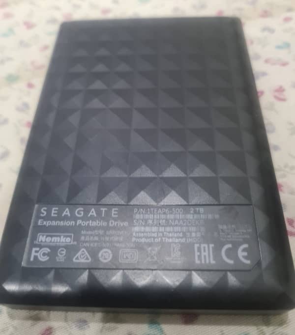 Segate External Hard Disk 2TB 3