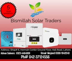 Solar Inveters All brand deal OnGrid,  hybrid |  10kw ,to 250kw etc.