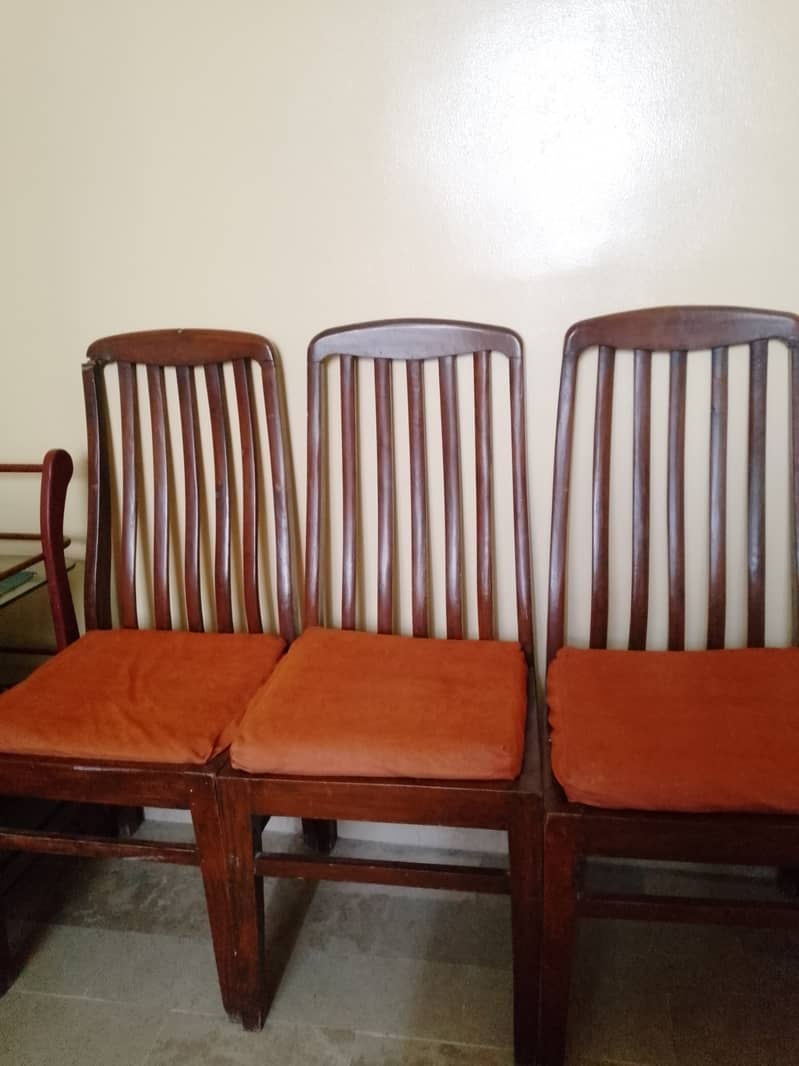 Wooden dining chairs 2