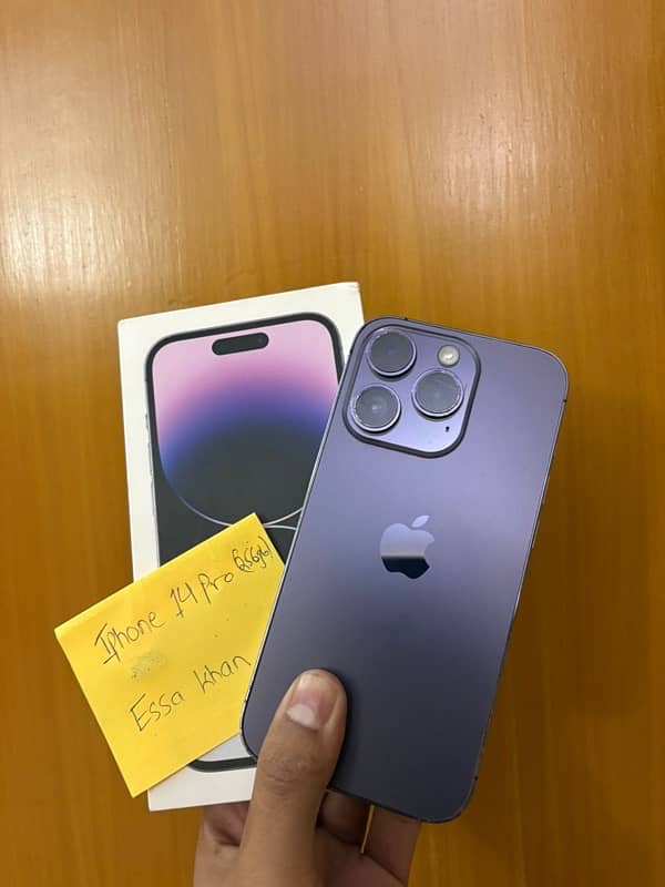 iphone 14pro 256gb fu with box 0