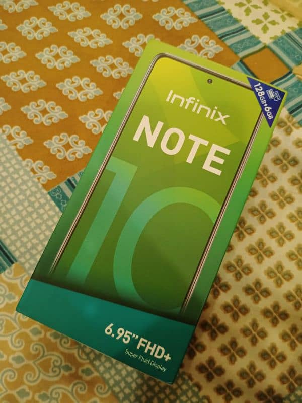 Infinix note 10 Good condition 6gb 128 17