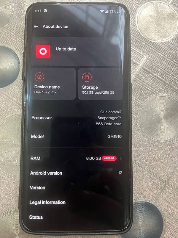 "OnePlus 7 Pro 8GB/256GB Excellent Condition For Sale 5