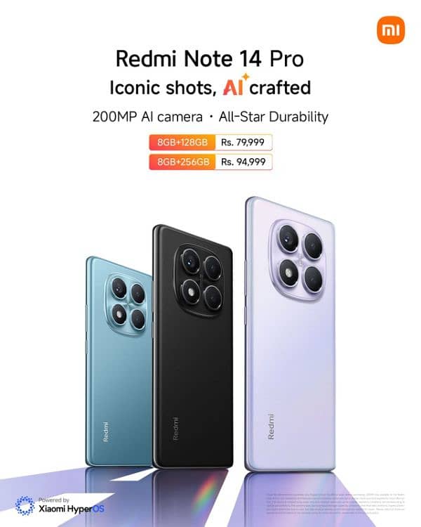 new arrival Redmi note 14 series 2