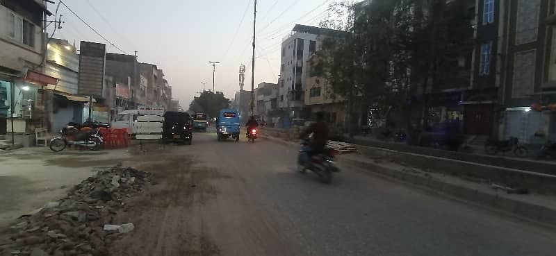 House demolished main road facing 160 feet north karachi sector 5C/1 3