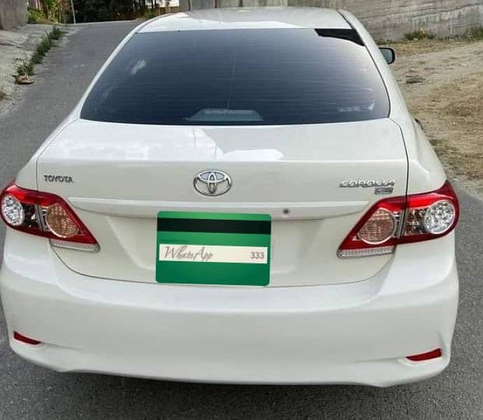 Toyota Corolla GLI 2012 body 100% original paint( Lahore register) 6