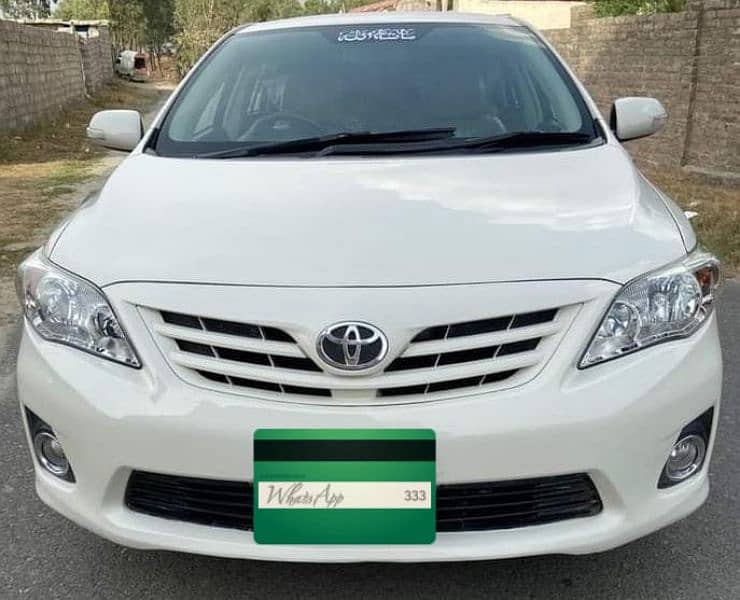 Toyota Corolla GLI 2012 body 100% original paint( Lahore register) 7