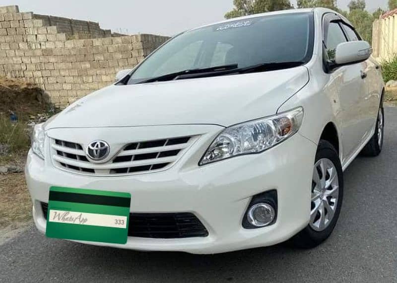 Toyota Corolla GLI 2012 body 100% original paint( Lahore register) 8