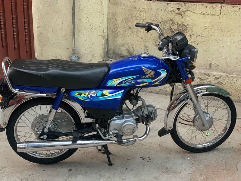 HONDA CD 70 APPLIED FOR 2024 MODEL LIKE A NEW BIKE 0