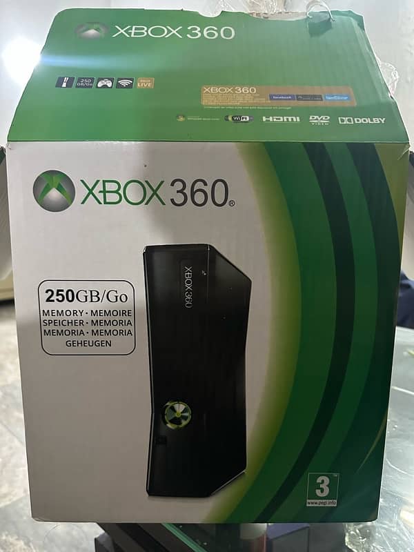 XBOX 360 SLIM MODEL WITH 89 GAMES 3