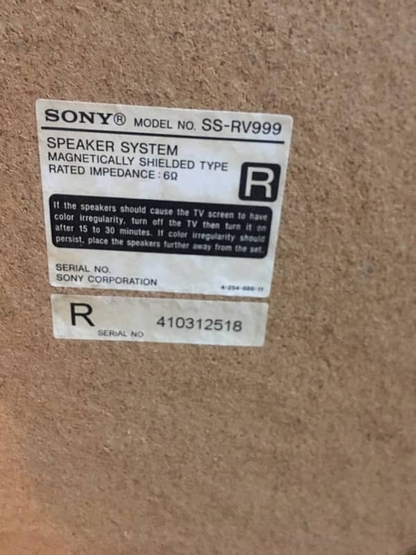 Sony Speakers 4