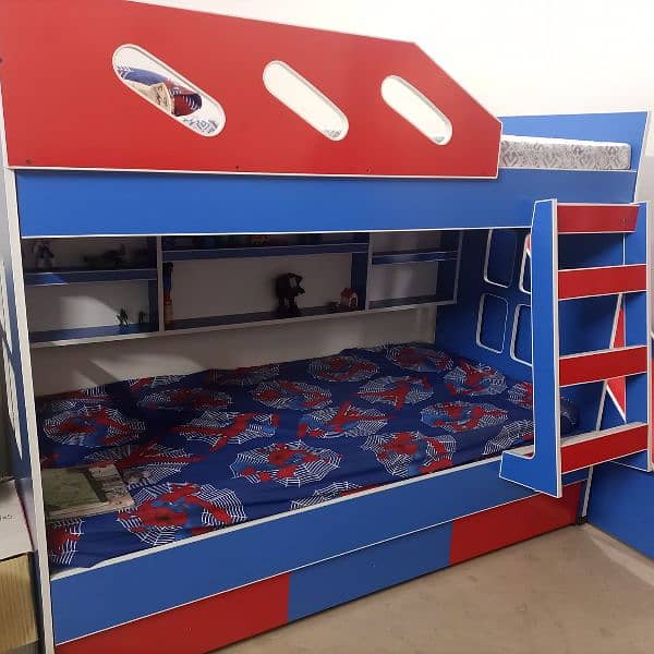 Bunker bed for kids with slide 6