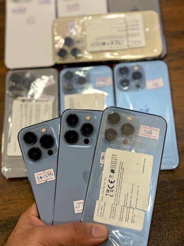 iPhone 13 Pro 128+256 official PTA Approved 10/10 Waterpack mix Color 0