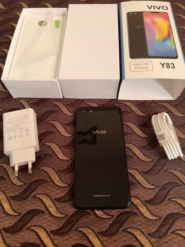 vivo y83; 6+128; complete Box; New 0