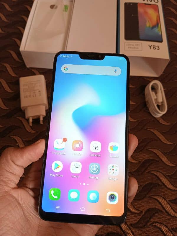 vivo y83; 6+128; complete Box; New 1