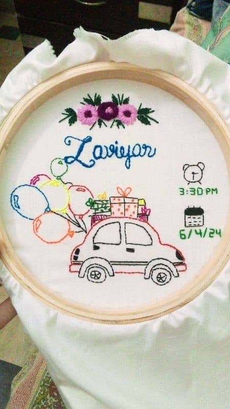 Embroidered Hoop 4