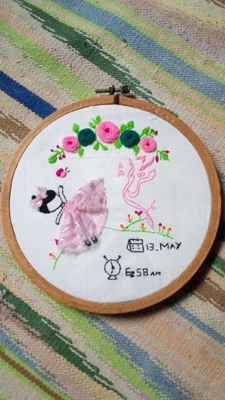 Embroidered Hoop 5