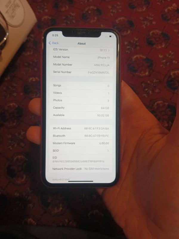 iphone 11 64gb non aprove 5