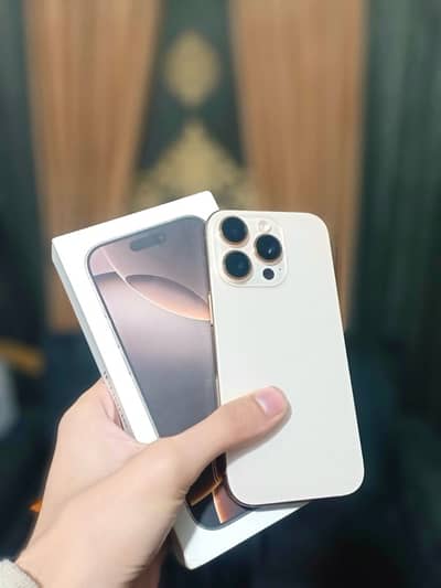 iPhone 16 pro jv complete box like a brand new