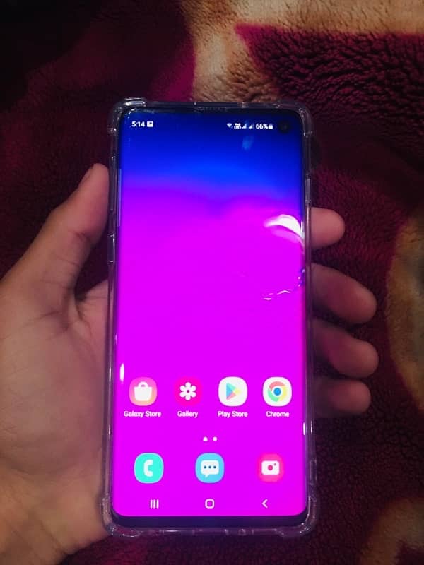 Samsung S10 5G 128 memory 8 gb ram full water pack 1