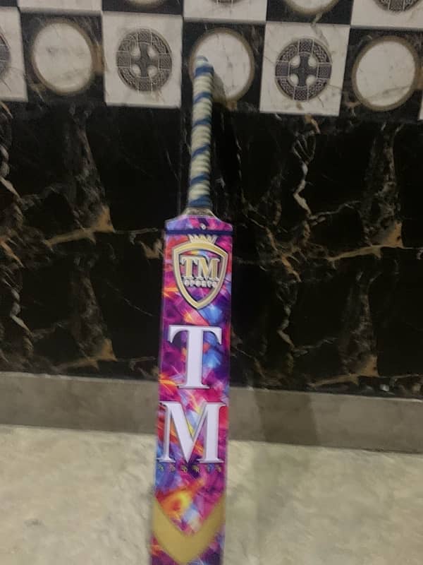 Tm bat tape ball bat new condition 1 time only used 0