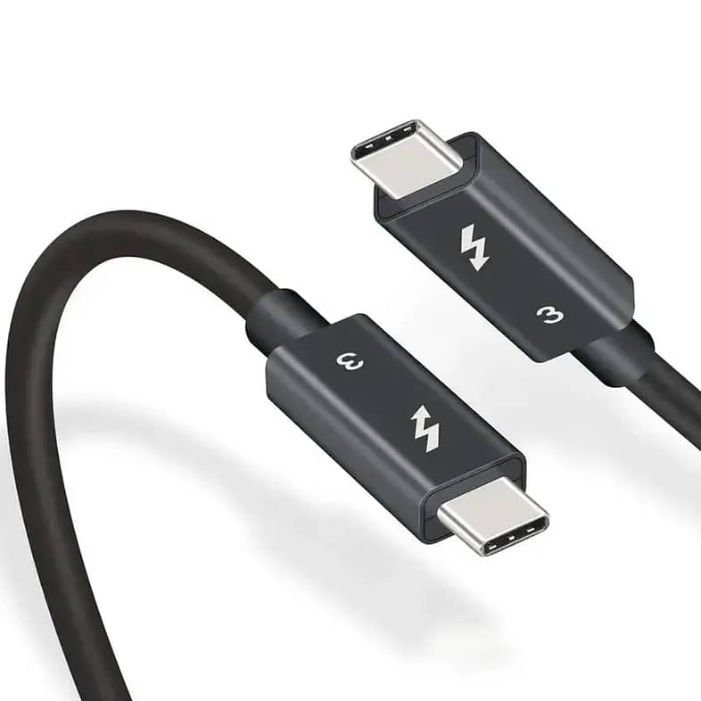 Type C USB C Thunderbolt Cable for FULL HD 1080p 2K 4K 8K Monitors 2