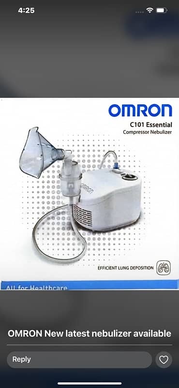 Omron c101 Essential Nebulizer 1