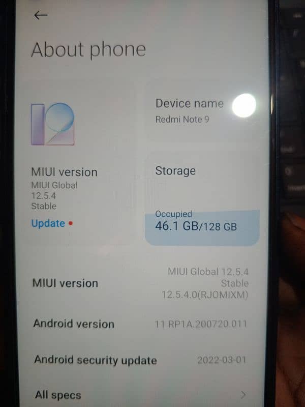 redmi not9 8gb128 3