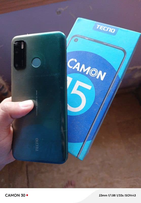 Camon 15 4gb/64gb dual sim 5000 mah 2