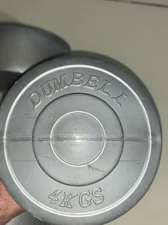 4kg ( each ) Dumbells pair.