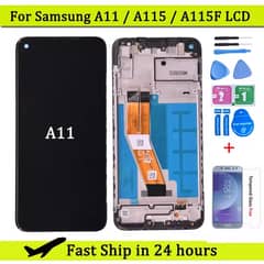 Samsung A11 orignal panel with frame