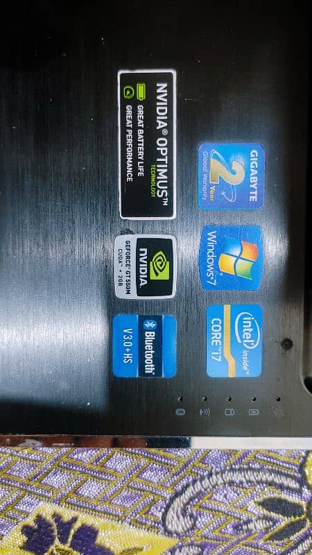 Gigabyte Laptop i7 2630-QM, 6gb Ram, GT 550M 2gb (Made in Taiwan) 16