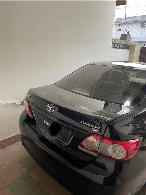 Toyota Corolla XLI  convrd gli model 2011 cont,,03,,02,,051,,54,,55,, 1