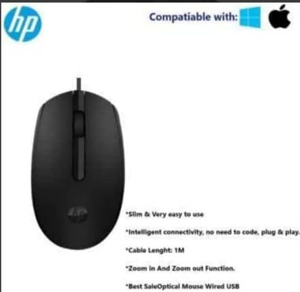 HP Mouse Wired M10 1