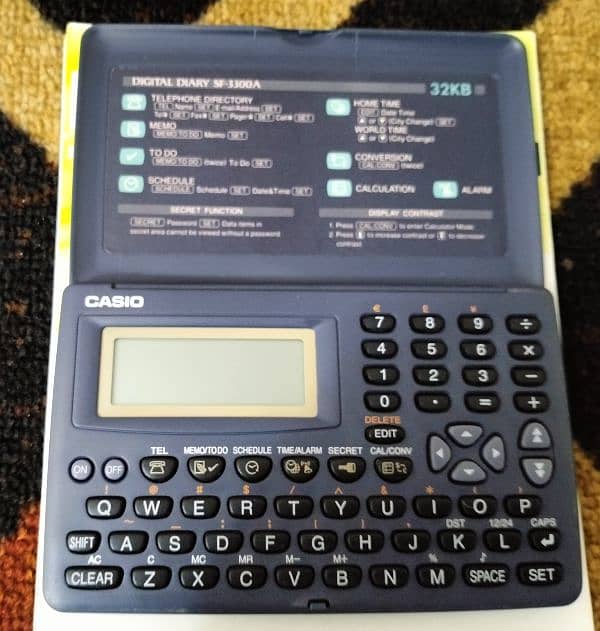 Casio digital diary 1