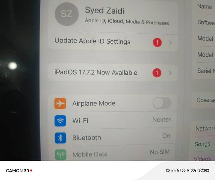 iPad 6th generation 32 gb LLA model 2