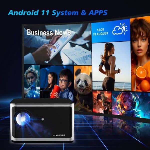 HY 350 PRO HD PROJECTOR Android 11  4K 1080P 580ANSI 2