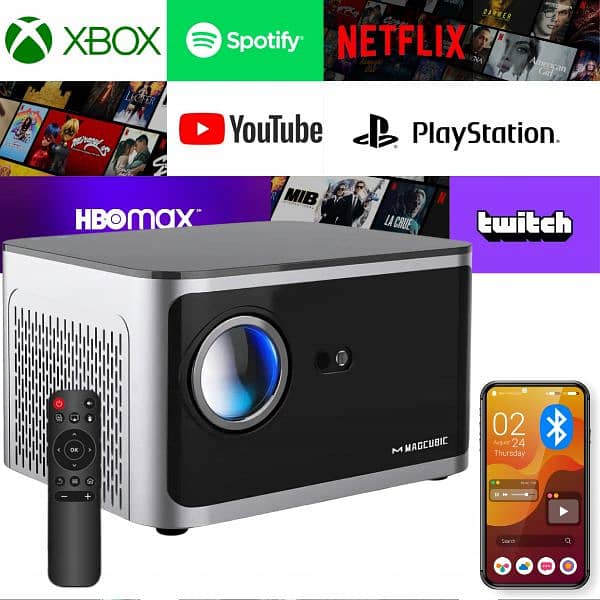 HY 350 PRO HD PROJECTOR Android 11  4K 1080P 580ANSI 3