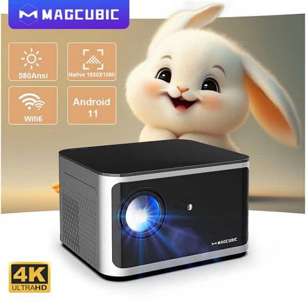 HY 350 PRO HD PROJECTOR Android 11  4K 1080P 580ANSI 6