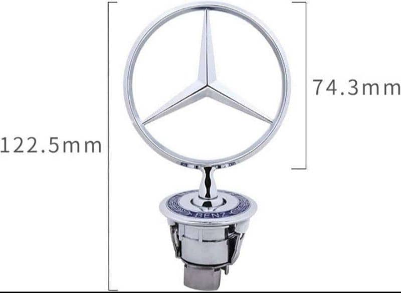 mercedes benz bonnet star emblem 1994-2023 1