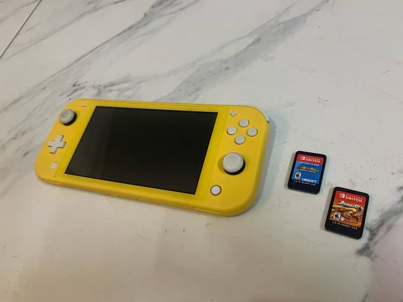 Nintendo Switch with Two Games 2