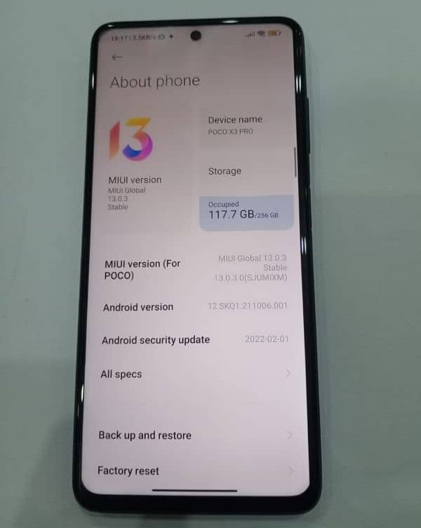 Poco x 3 pro (8-256) 3