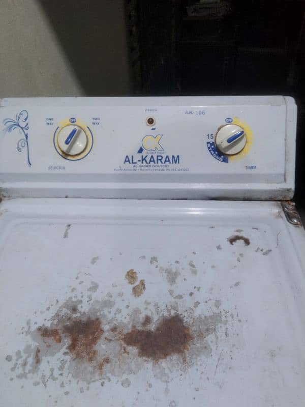 Washing machine alkaram all ok moter geniuan condition 10/9 3