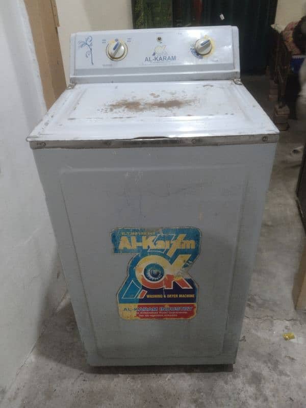 Washing machine alkaram all ok moter geniuan condition 10/9 4